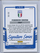 2024-25 Donruss Federico Chiesa Signature Series Blue 6/99