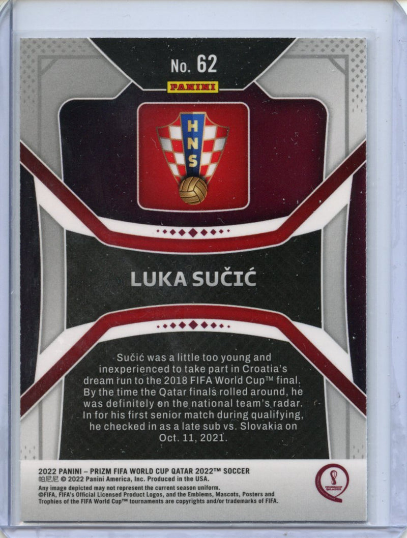 2022 Panini Prizm FIFA World Cup Qatar Luka Sucic