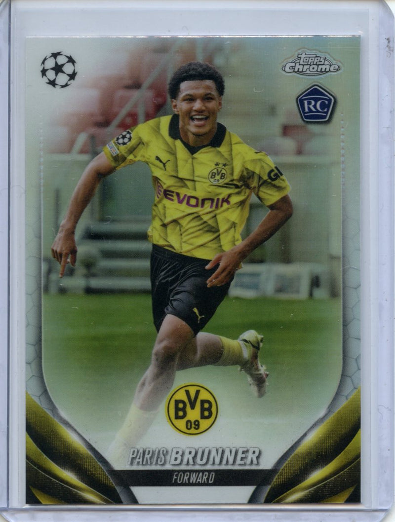 2023-24 Topps Chrome UEFA Paris Brunner Refractor