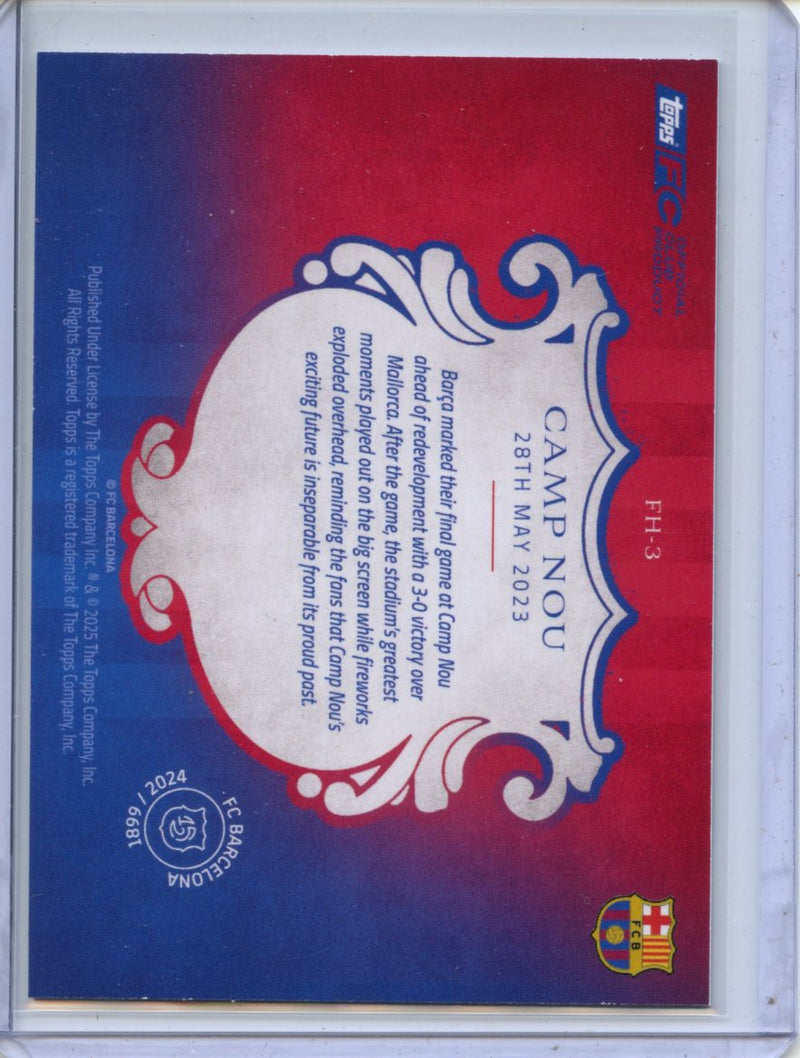 2024-25 Barcelona 125th Anniversary Camp Nou Forever Home FH-3