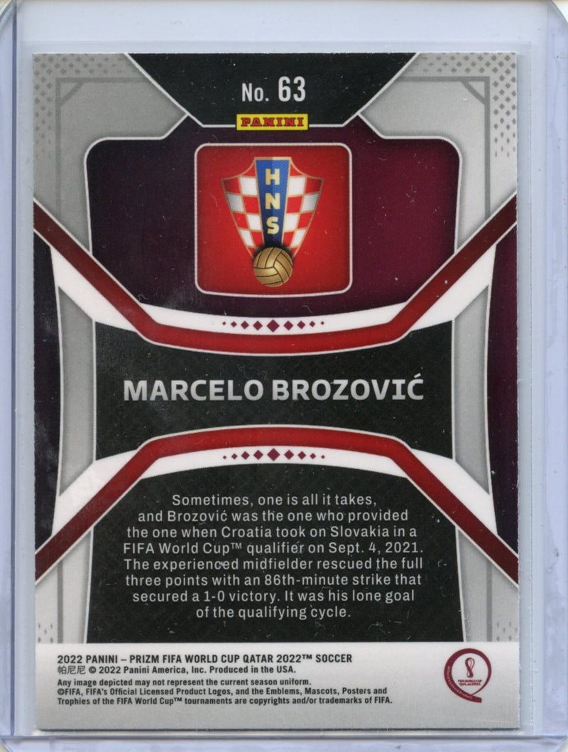 2022 Panini Prizm FIFA World Cup Qatar Marcelo Brozovic