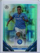 2023-24 Topps Chrome UEFA Giacomo Raspadori Aqua Prism Refractor