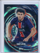 2024-25 Topps PSG Team Set Joao Neves Impetus Aqua 7/75