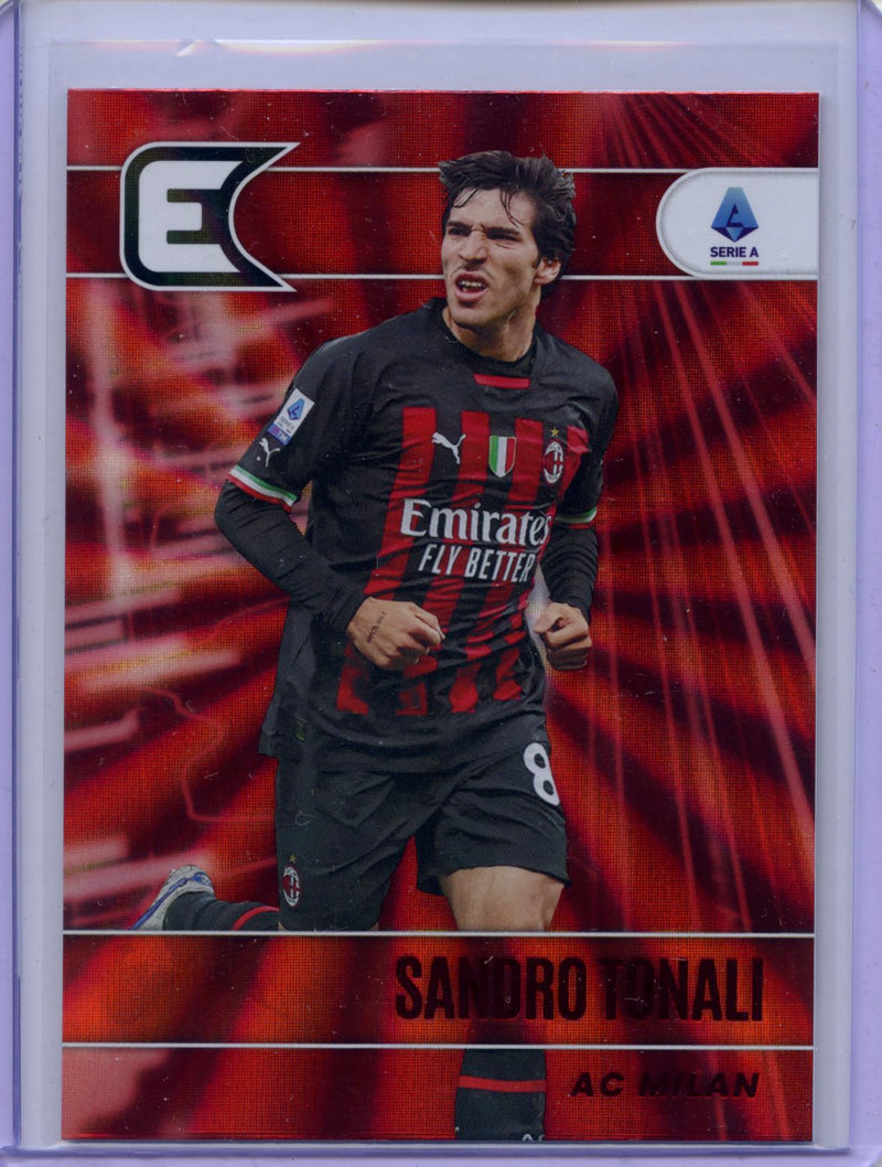 2022-23 Chronicles Soccer Sandro Tonali Essentials Red Laser