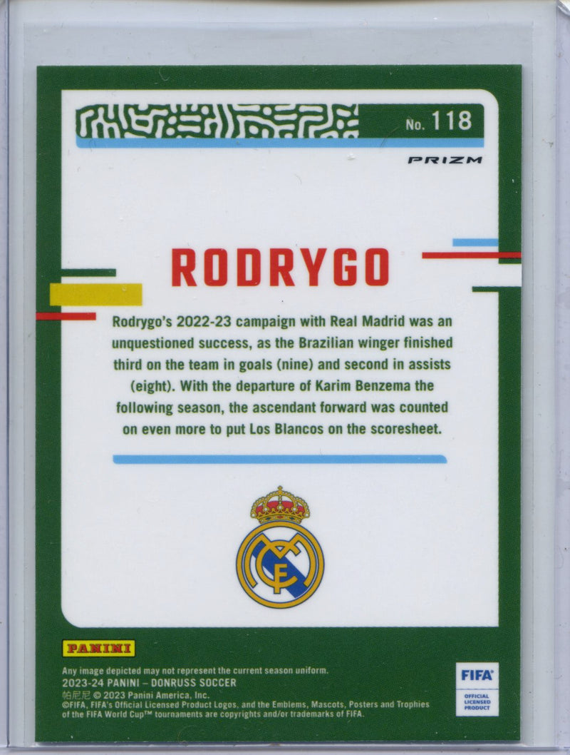 2023-24 Donruss FIFA Rodrygo Optic Holo