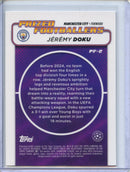 2024-25 Topps Finest UEFA Jeremy Doku Prized Footballers