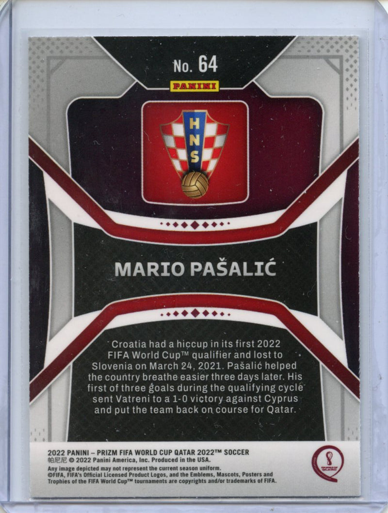 2022 Panini Prizm FIFA World Cup Qatar Mario Pasalic