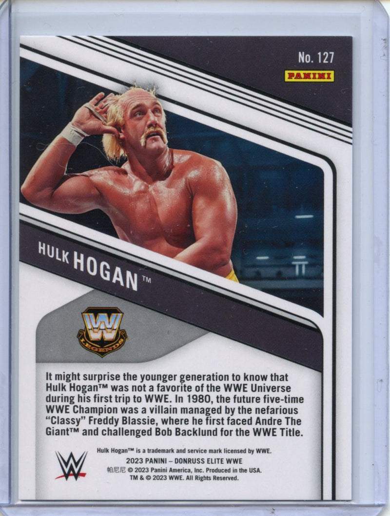 2023 Panini Donruss Elite WWE Hulk Hogan Status Blue 71/80