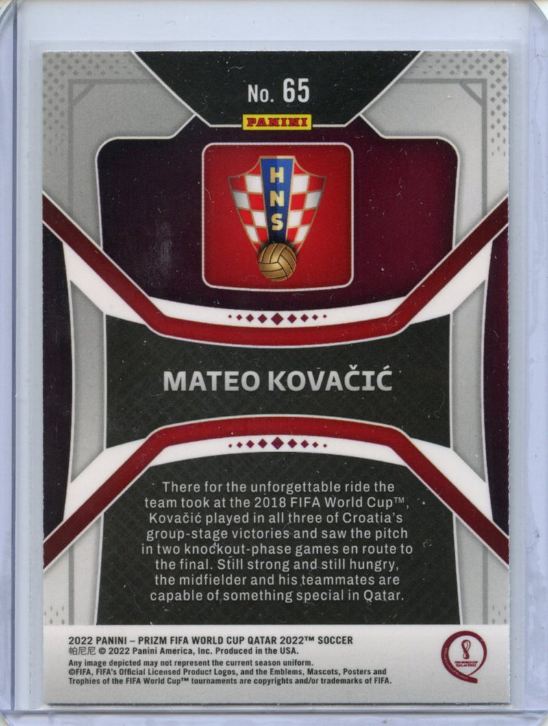 2022 Panini Prizm FIFA World Cup Qatar Mateo Kovacic