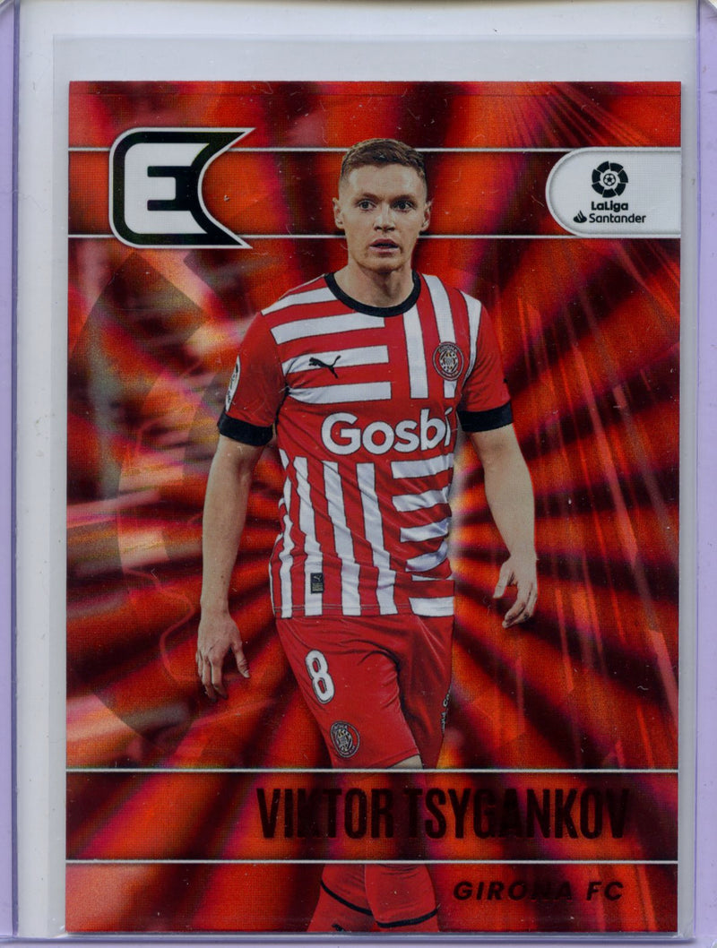 2022-23 Chronicles Soccer Viktor Tsygankov Essentials Red Laser