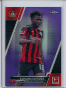2021-22 Topps Chrome Bundesliga Soccer Edmond Tapsoba Purple Refractor 132/299