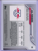 2019-20 Topps Chrome UEFA CL Emil Forsberg Sapphire Refractor