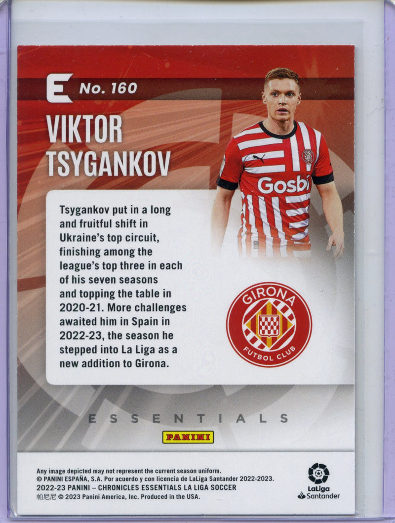 2022-23 Chronicles Soccer Viktor Tsygankov Essentials Red Laser
