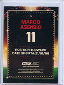 2024-25 Topps PSG Team Set Marco Asensio Parisian Performers Pink 90/99