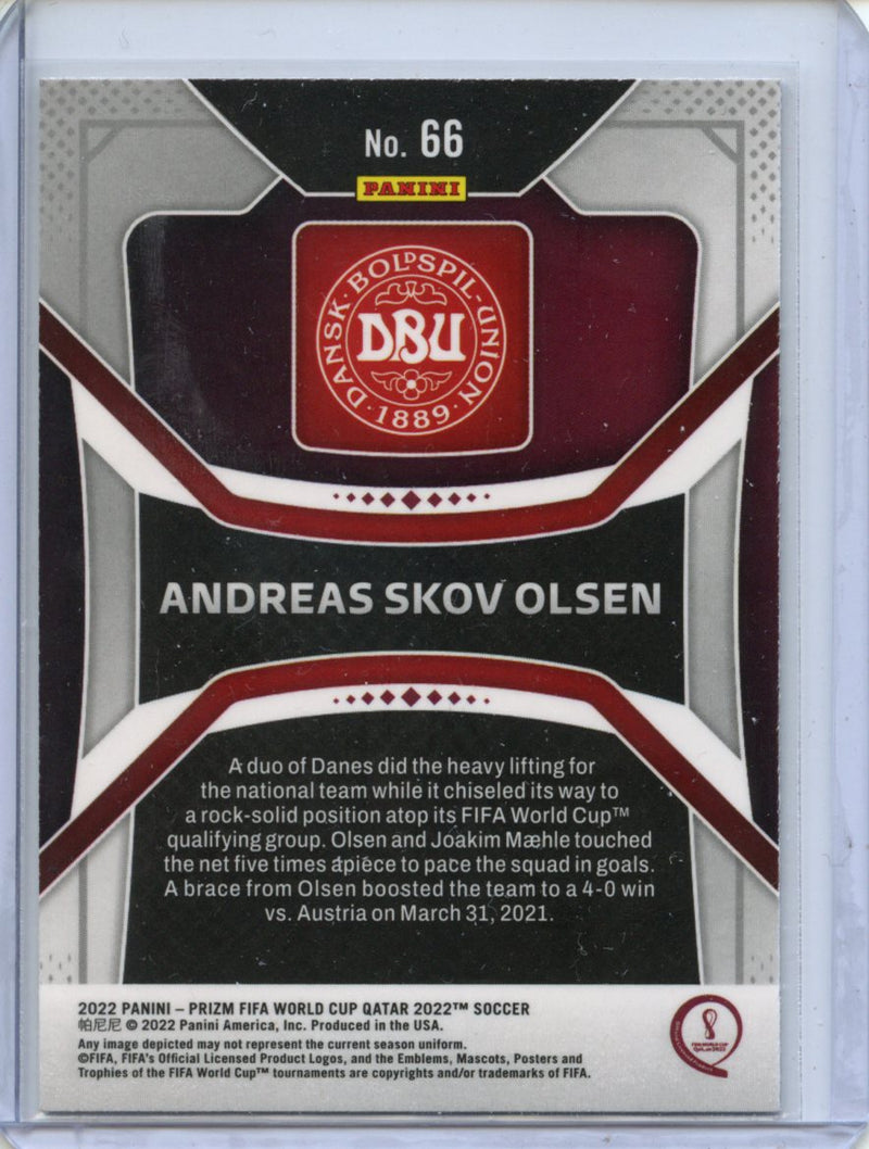 2022 Panini Prizm FIFA World Cup Qatar Andreas Skov Olsen