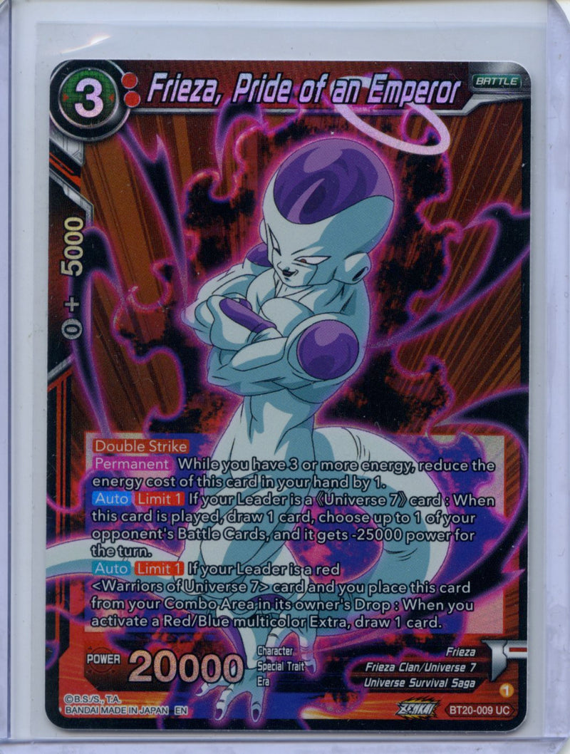 Frieza, Pride Of An Emperor - Power Absorbed BT20-009 UC Foil