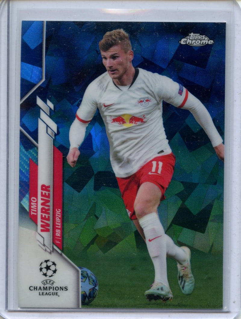 2019-20 Topps Chrome UEFA CL Timo Werner Sapphire Refractor