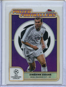 2024-25 Topps Finest UEFA Zinedine Zidane Prized Footballers