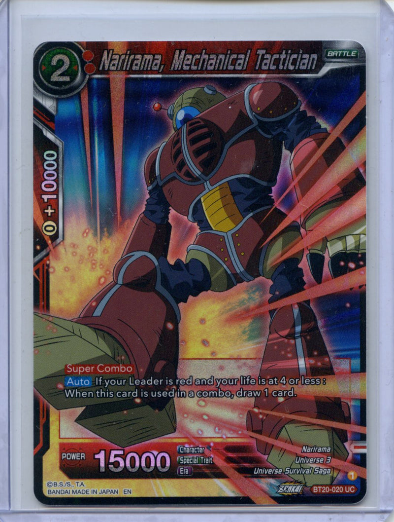 Narirama, Mechanical Tactician - Power Absorbed BT20-020 UC Foil