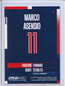 2024-25 Topps PSG Team Set Marco Asensio First Team Neon Green 144/199