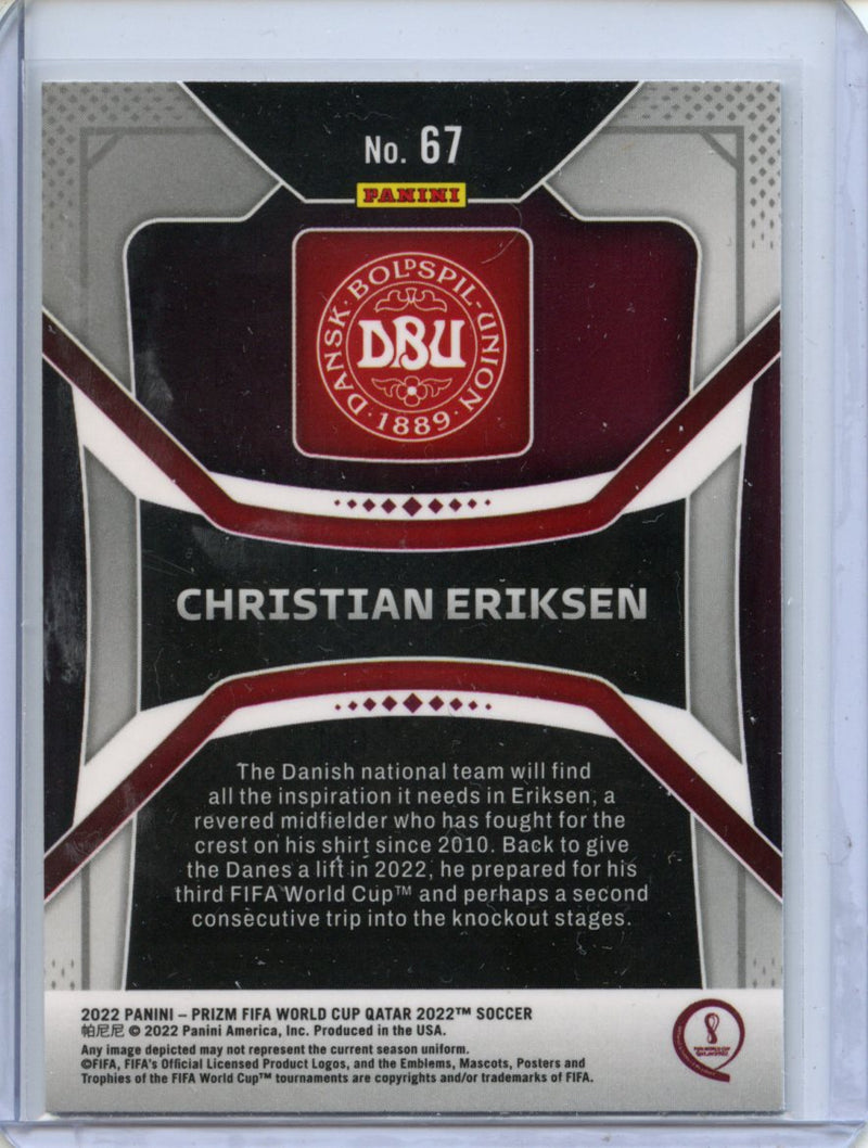 2022 Panini Prizm FIFA World Cup Qatar Christian Eriksen