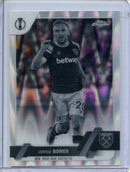 2022-23 Topps Chrome UEFA Jarrod Bowen Black & White Ray Wave