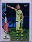 2019-20 Topps Chrome UEFA CL Lukas Hradecky Sapphire Refractor