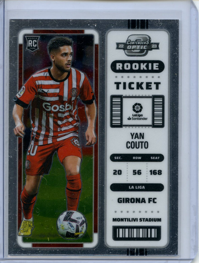 2022-23 Chronicles Soccer Yan Couto Contenders Optic Rookie Ticket