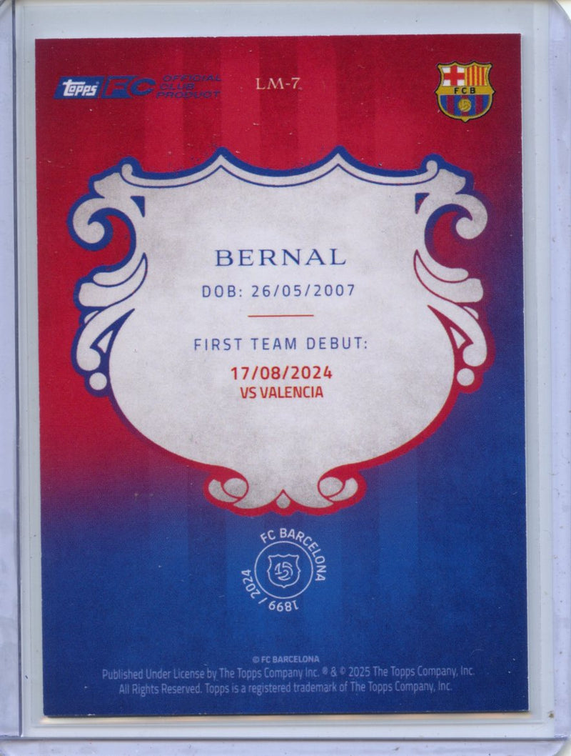 2024-25 Barcelona 125th Anniversary Marc Bernal La Masia