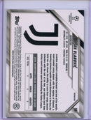 2021-22 Topps Chrome UEFA CL Dusan Vlahovic Refractor