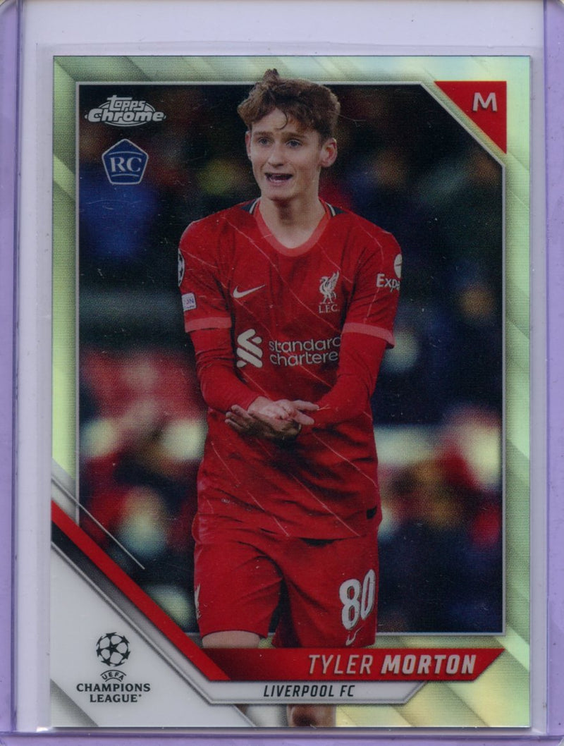 2021-22 Topps Chrome UEFA CL Tyler Morton Refractor