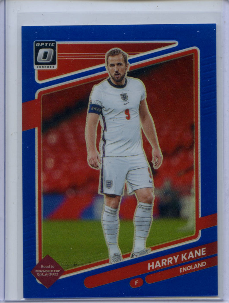 2021-22 Panini Donruss Road To Qatar Harry Kane Optic Blue 96/99