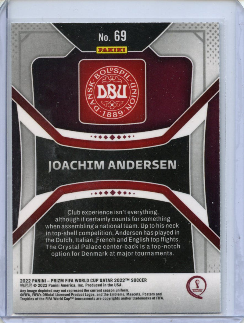 2022 Panini Prizm FIFA World Cup Qatar Joachim Andersen