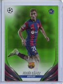 2023-24 Topps UEFA CC Fermin Lopez Neon Green 163/199