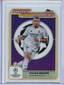 2024-25 Topps Finest UEFA Kylian Mbappe Prized Footballers