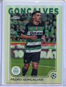 2024-25 Topps Chrome UEFA Club Comps Pedro Goncalves Refractor