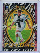 2024-25 Panini Select Serie A Adrian Bernabe Future Zebra