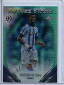 2023-24 Topps Chrome UEFA Mohamed-Ali Cho Aqua Prism Refractor