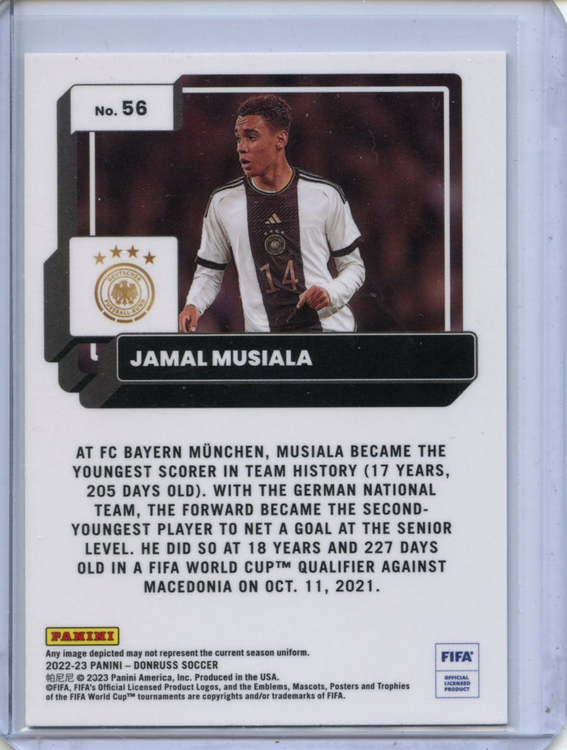 2022-23 Donruss FIFA Jamal Musiala Optic