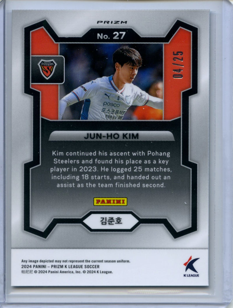 2024 Prizm K-League Soccer Jun-Ho Kim Mojo Prizm 4/25