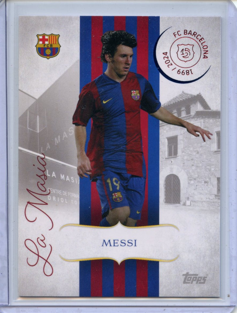2024-25 Barcelona 125th Anniversary Lionel Messi La Masia