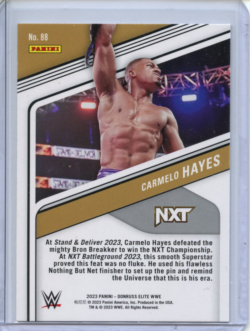 2023 Panini Donruss Elite WWE Carmelo Hayes Red