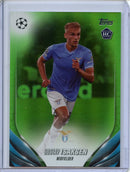 2023-24 Topps UEFA CC Gustav Isaksen Neon Green 95/199