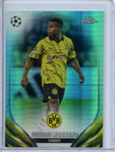 2023-24 Topps Chrome UEFA Youssoufa Moukoko Aqua Prism Refractor