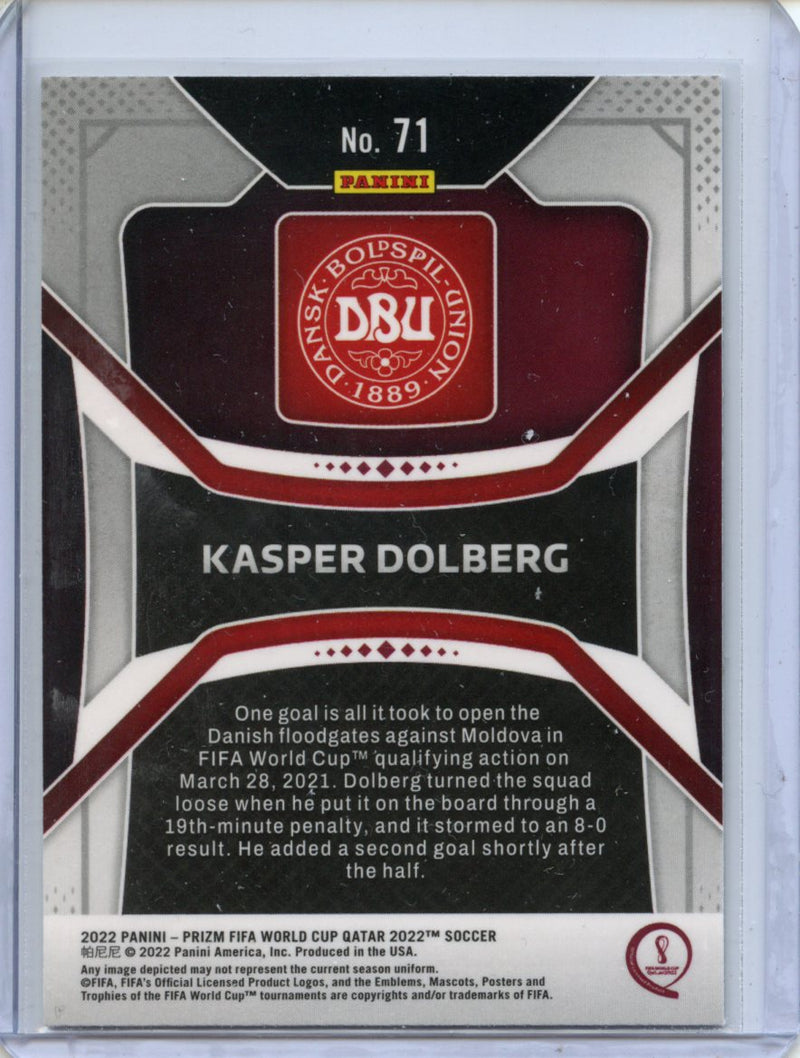 2022 Panini Prizm FIFA World Cup Qatar Kasper Dolberg