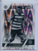 2022-23 Topps Chrome UEFA Pedro Goncalves Black & White Ray Wave