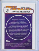 2024-25 Topps Finest UEFA Samuel Mbangula Prized Footballers