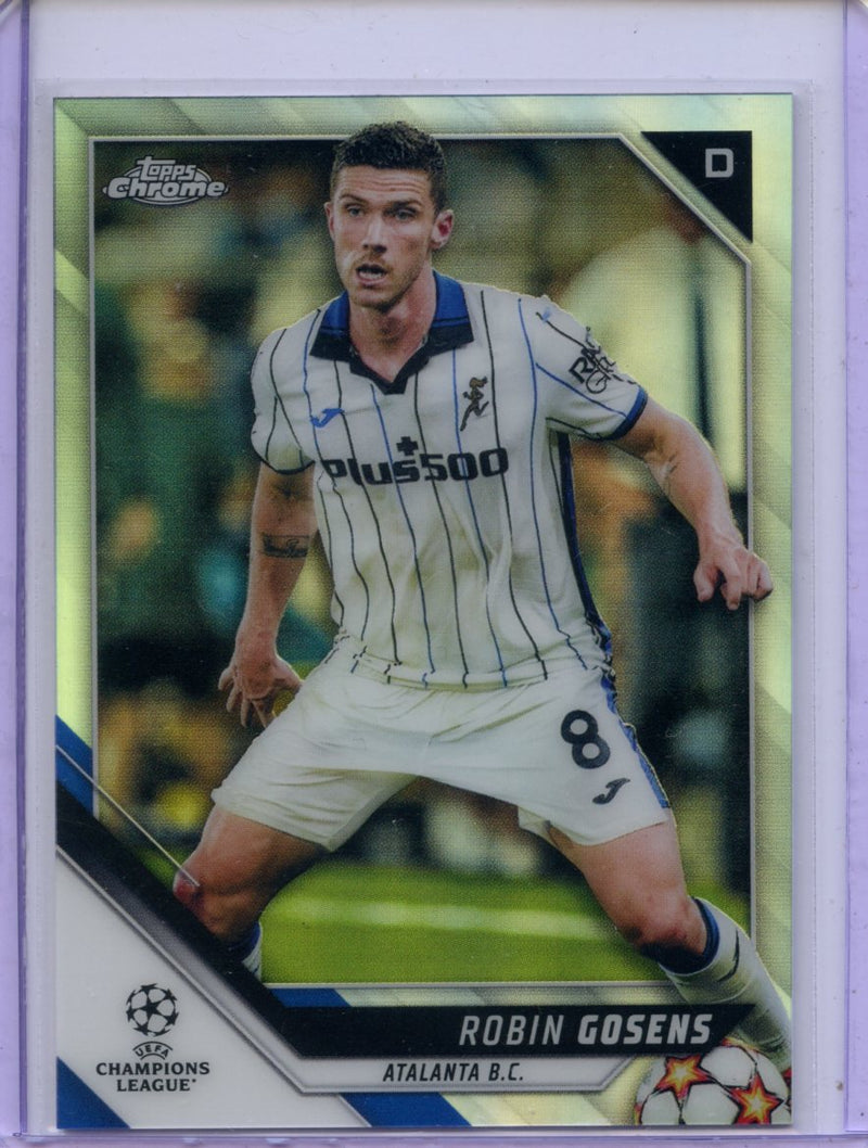 2021-22 Topps Chrome UEFA CL Robin Gosens Refractor