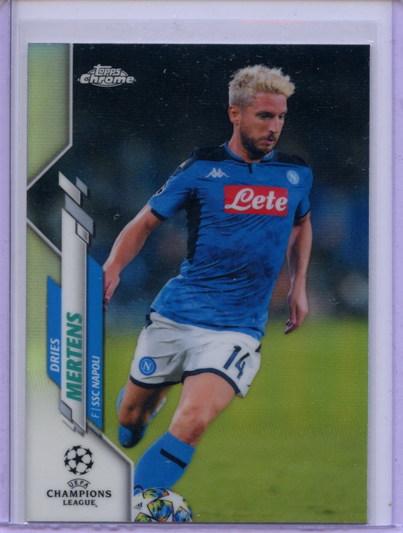 2019-20 Topps Chrome UEFA CL Dries Mertens Refractor