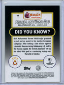 2023-24 Topps Merlin UEFA Kerem Akturkoglu Neon Green Shimmer 215/299